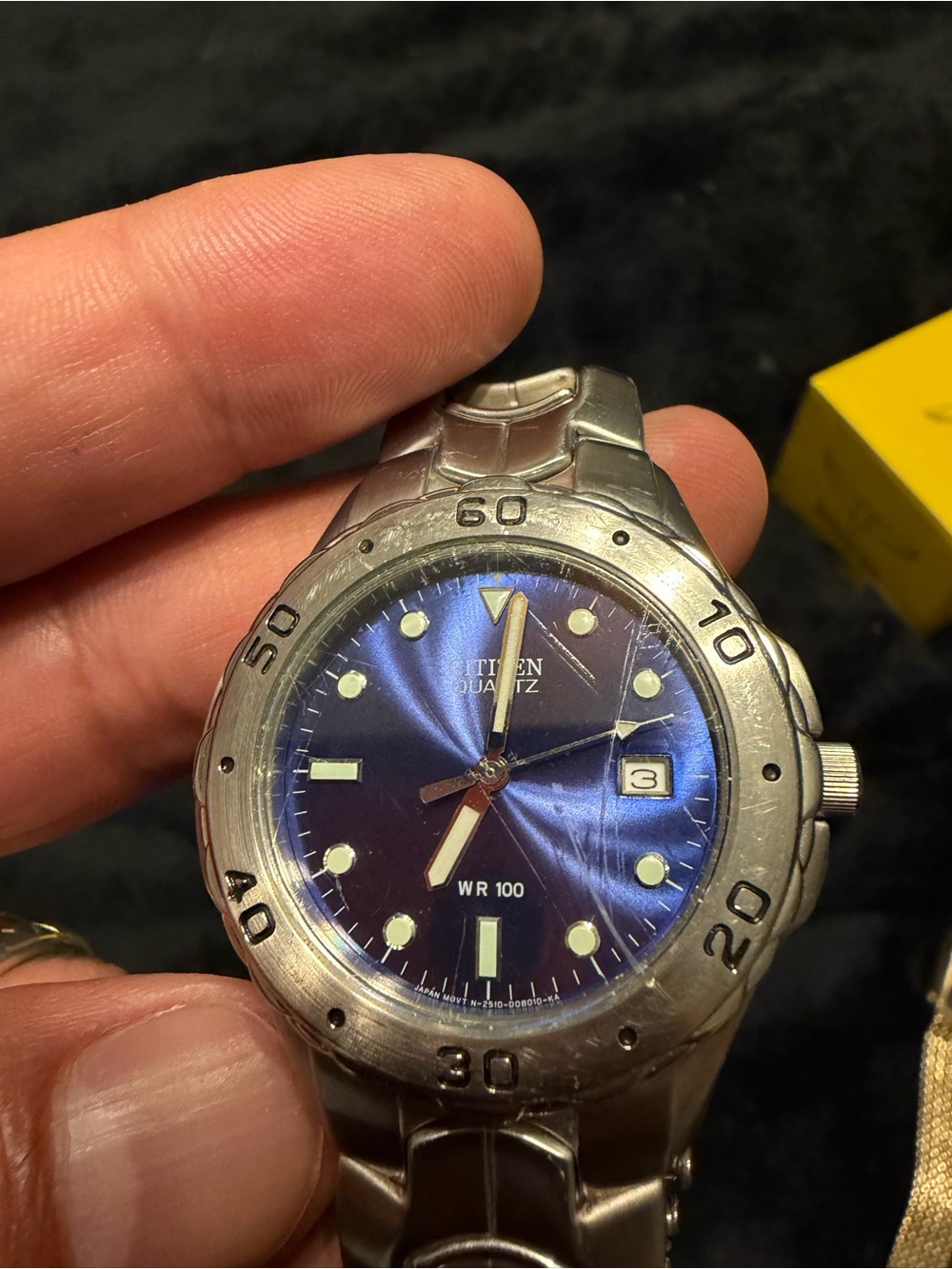 Citizen Men’s Blue Dial Stainless Steel Quartz Watch